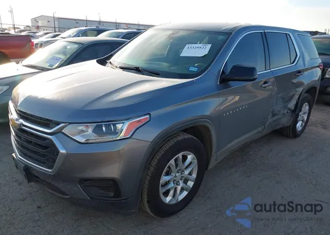 2020 Chevrolet Traverse Fwd Ls из США, поврежденный, VIN 1GNERFKWXLJ313305